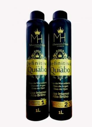 Definitiva de quiabo maranata hair kit 2x1l