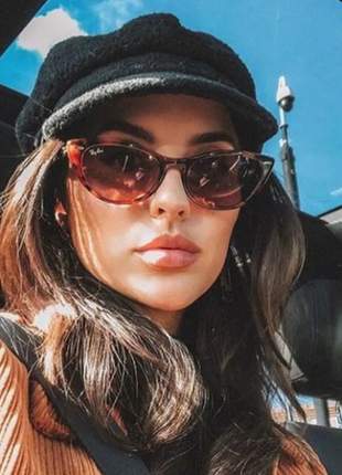 Óculos de sol nina ray ban estilo gatinho moda blogueira feminino verao 2022