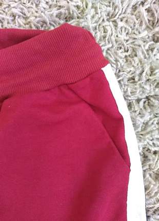 Kit com 02 shorts plus size moletinho com elastano e faixas lindos e comfortaveis