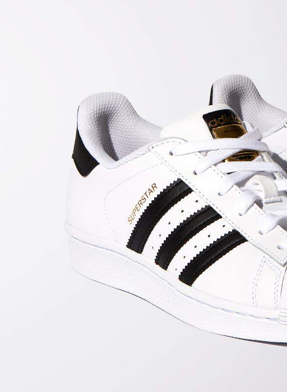 Tênis adidas superstar branco - R$ 119.90, cor Branco (para quadra, Adidas  Superstar Foundation, de borracha) #18286, compre agora