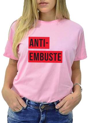 Blusa camiseta anti embuste frases divertidas