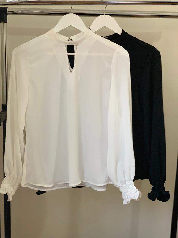 camisa branca feminina social manga longa