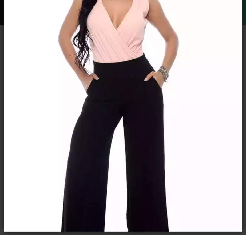 tie Compliment Body Calça pantalona em crepe feminina - R$ 90.00, cor Preto #27629, compre  agora | Shafa