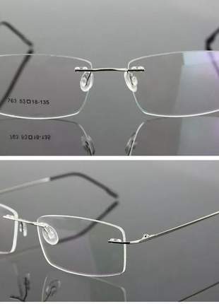 Armação óculos  feita de titanium  unissex só temos grafite ou preta, não temos prata
